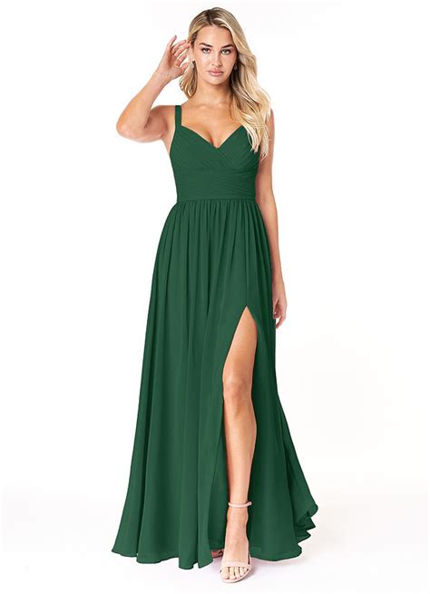 Azazie Chanel Dark Green Bridesmaid Dresses 